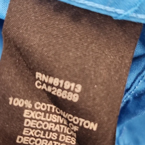 Robert Graham Vibrant Blue Casual Button Down Shirt XL - Picture 8 of 8